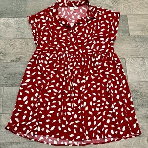 Umgee Burgundy Dress